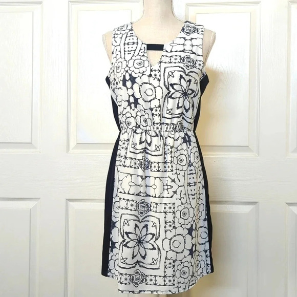 Charming Charlie Black and White Floral Dress - Picture 1 of 5